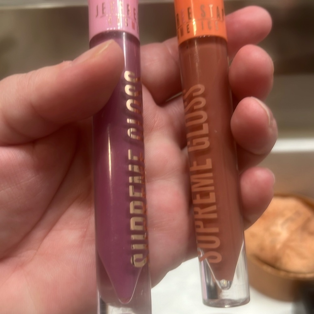Jeffree star full size supreme glosses both new